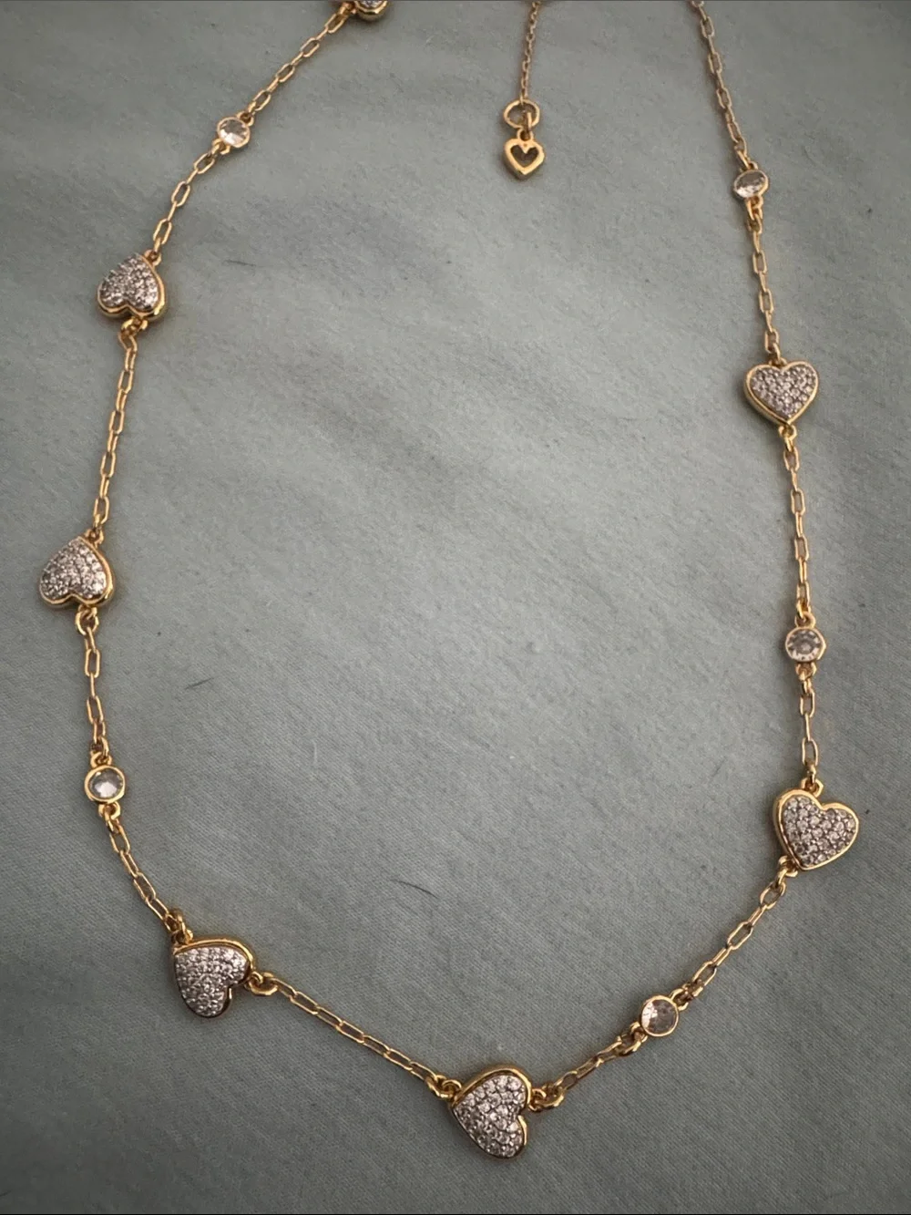 Kate Spade Cubic Zirconia Pavé & Bezel Station Collar Necklace, 16